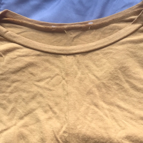 Yellow Tie Front Top - Picture 4 of 4